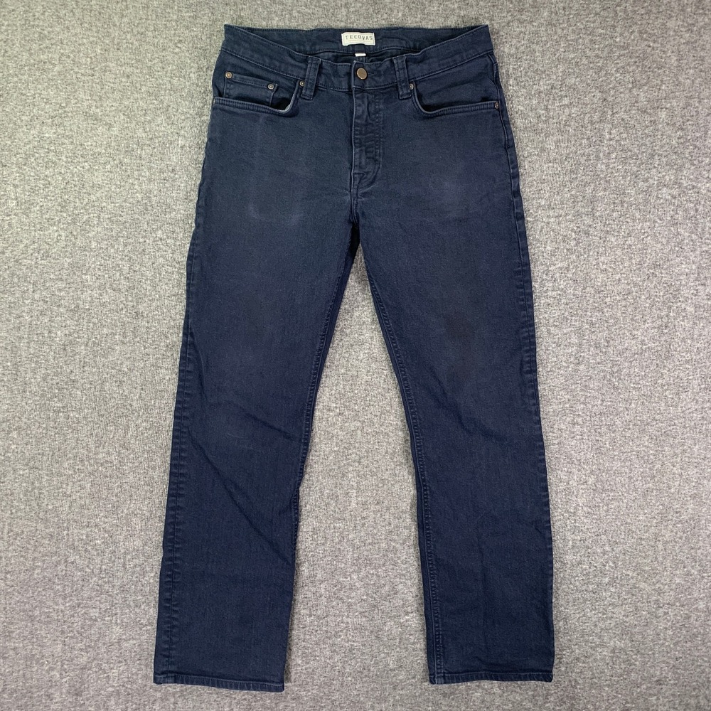 Tecovas Comfort Jeans Men 32x29 Dark Blue Standard 5 Pocket Western Gaucho - Picture 1 of 13
